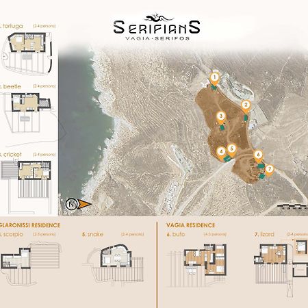 Snake House 180 Sea View - Serifians Residences Vagia (Serifos) Exterior photo